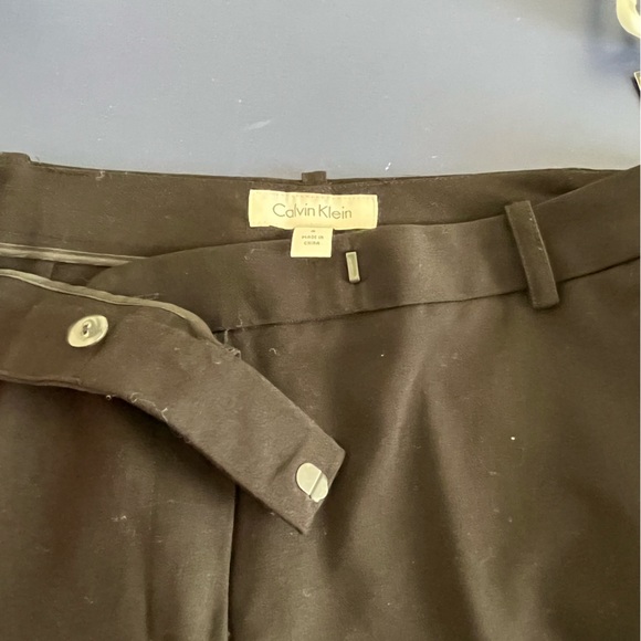 Black Calvin Klein straight leg trousers - Picture 7 of 8